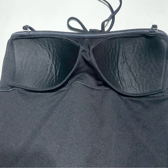 Joe Fresh Green Lightly Padded Removable Halter One Piece Swimsuit Size Small - Picture 3 of 11